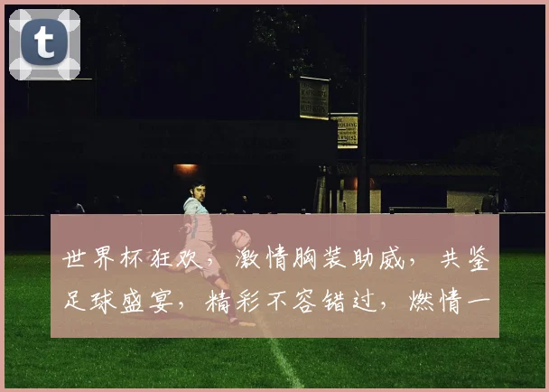 世界杯狂欢，激情胸装助威，共鉴足球盛宴，精彩不容错过，燃情一夏